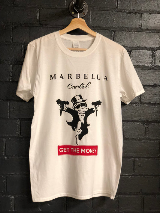 Marbella Cartel Get The Money T-shirt - White